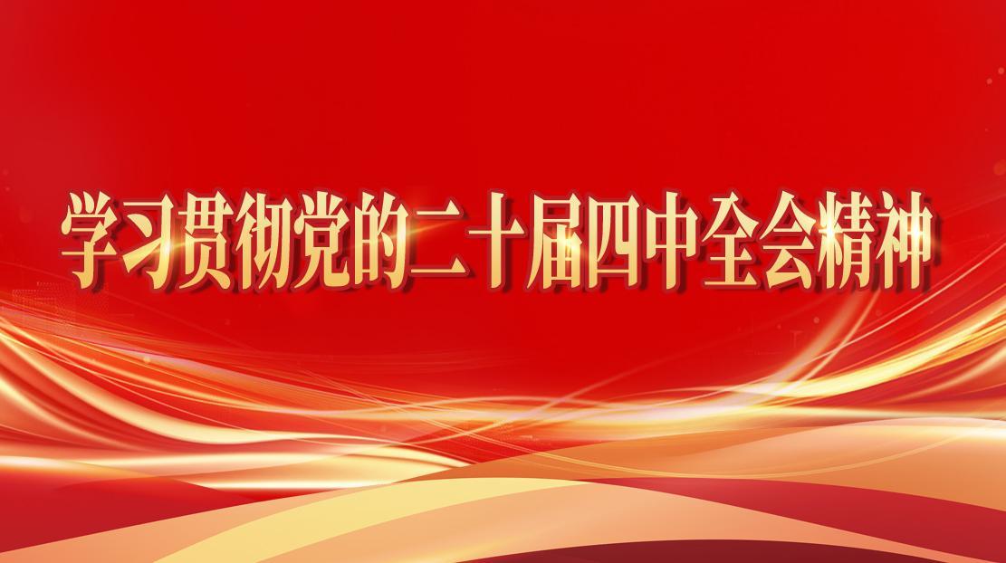 學(xué)習(xí)貫徹黨的二十屆四中全會(huì)精神